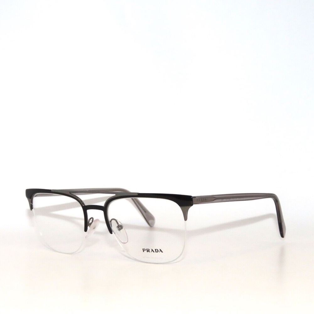 Prada 63UV 63 1AB-1O1 54 Black Eyeglasses PR63UV